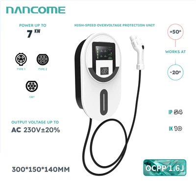 Интелигентно стенно зарядно устройство Ev